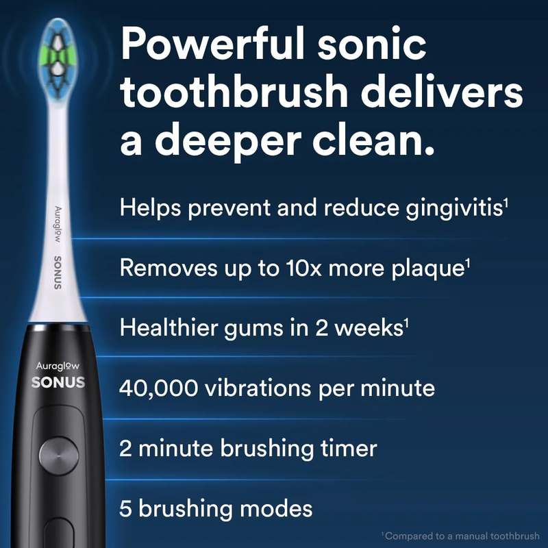 Teeth Whitening Kit and Sonus Electric Toothbrush