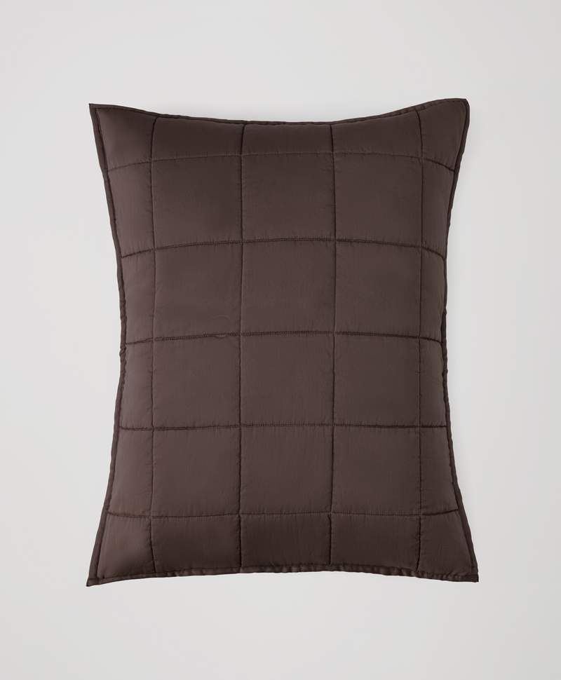 Organic Quilted Sham 2-Pack, King