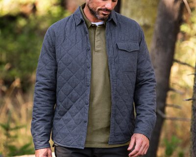 Ridge Quilted Flannel Shirt