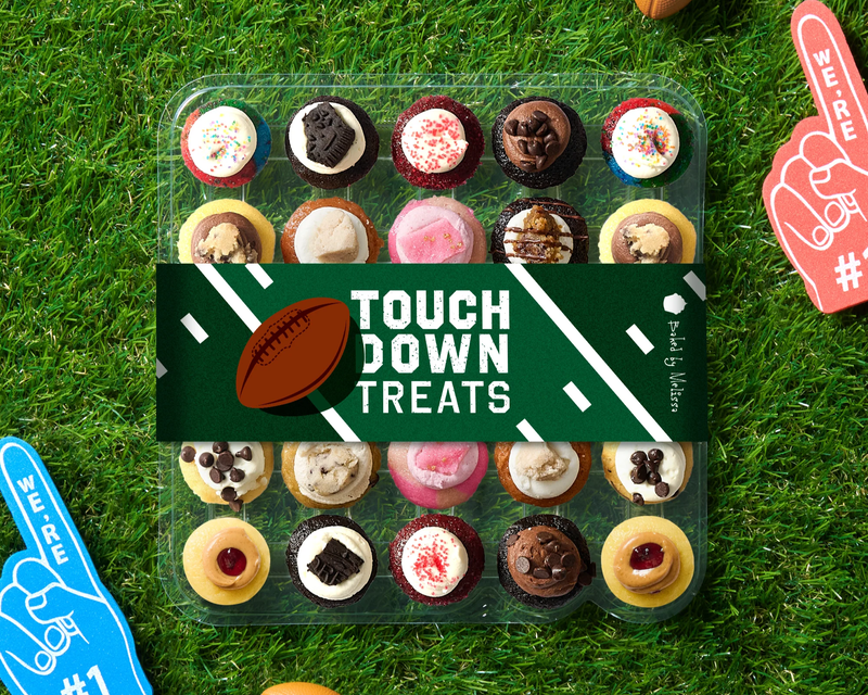 Football Cupcakes 25-Pack