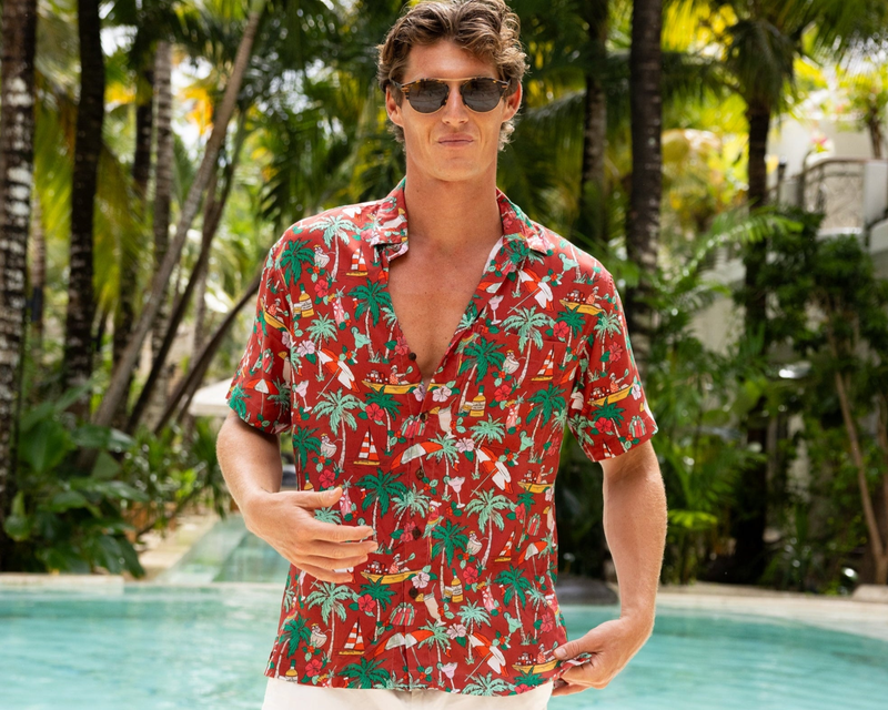 Christmas Island  Short Sleeve Shirt