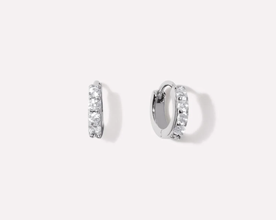 Suzanne Huggie Hoop Earrings