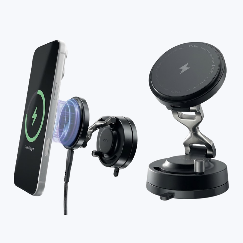 Branded HyperMount Pro | Magnetic Phone Mount with Wireless Charging