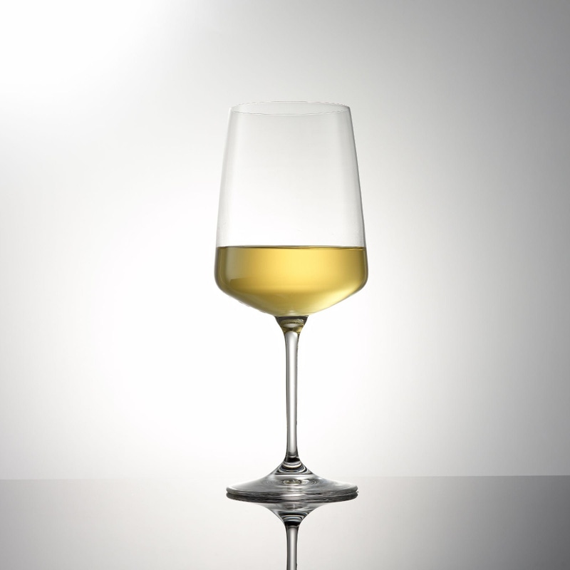 Sidney White Wine Glasses, Set of 4