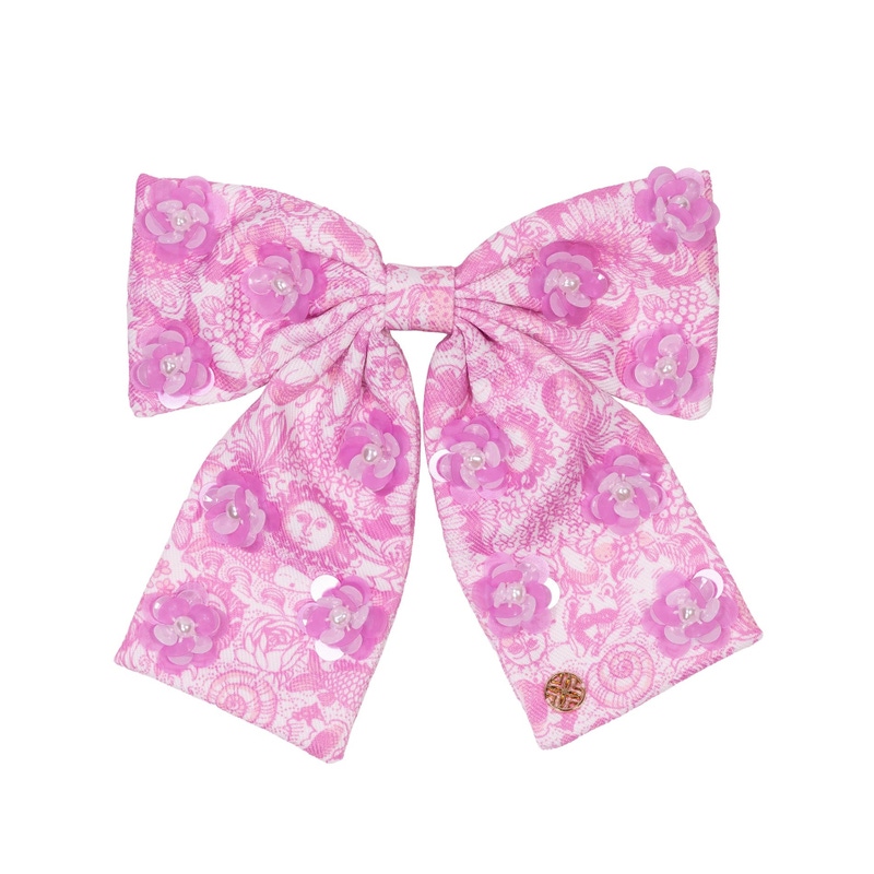 Embellished Barrette Bow