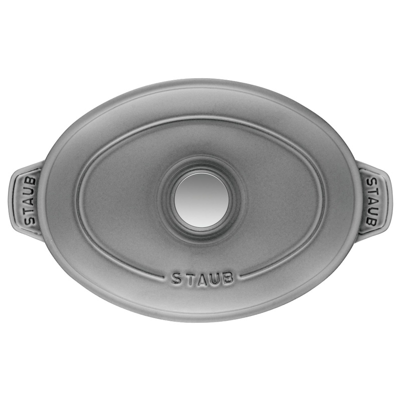 Cast Iron Oval Covered Baking Dish
