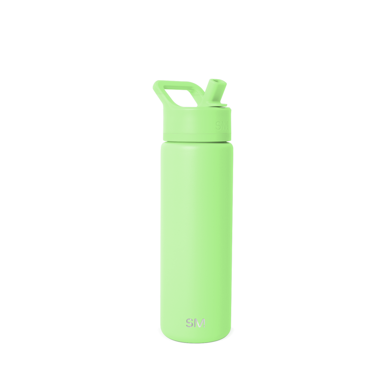 Summit Solid Water Bottle with Straw Lid, 22oz