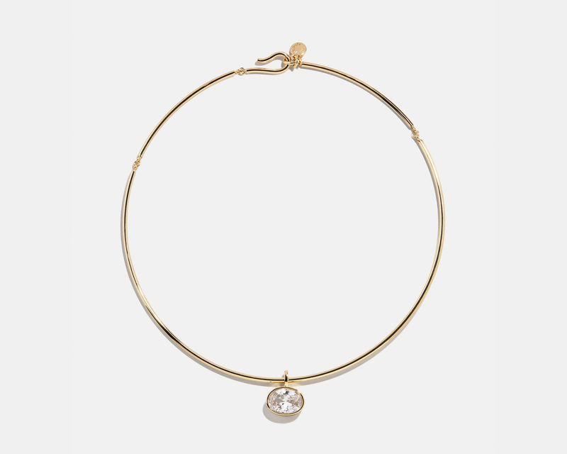 Lexi Bezel Crystal Collar Necklace