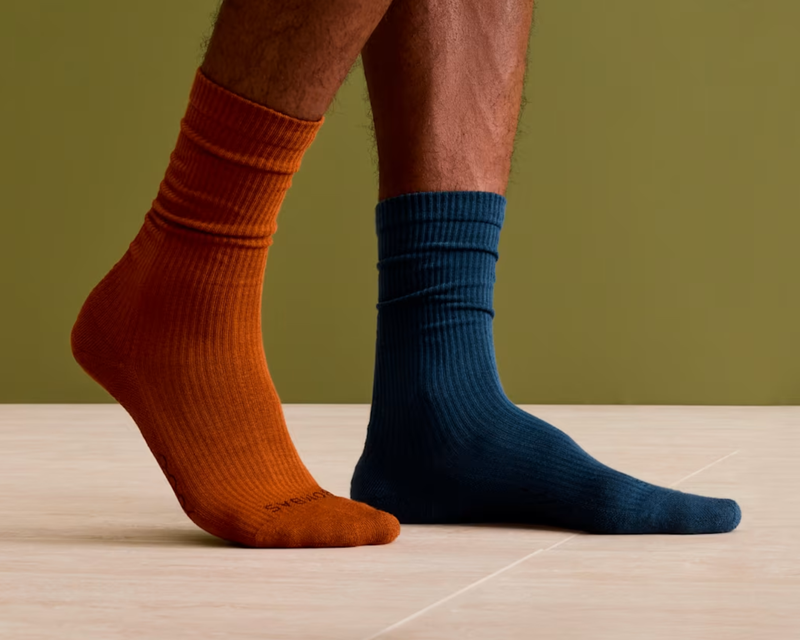 Men's Modern Rib Calf Socks