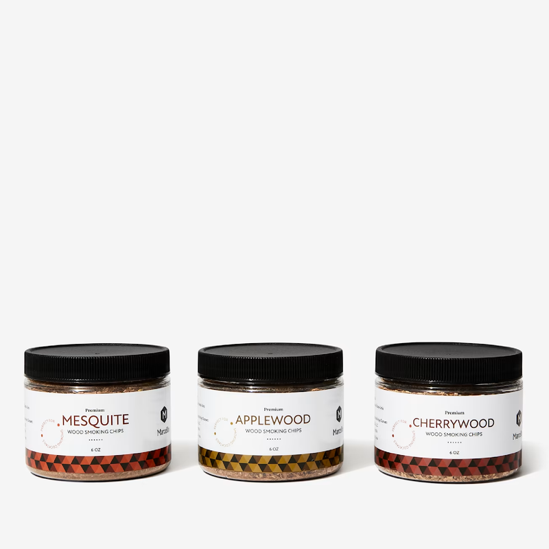 Wood Smoking Chips Trio