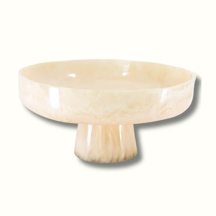 Resin Pedestal Bowl