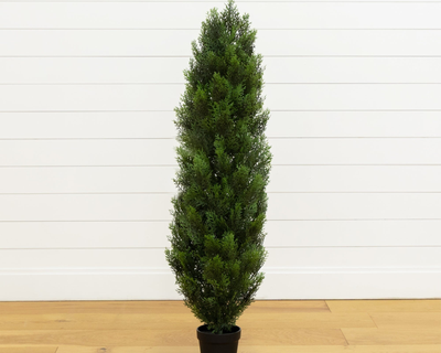 4' Artificial Cedar Silk Tree