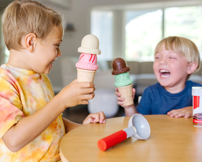 Scoop & Stack Ice Cream Cone Magnetic Play Set 