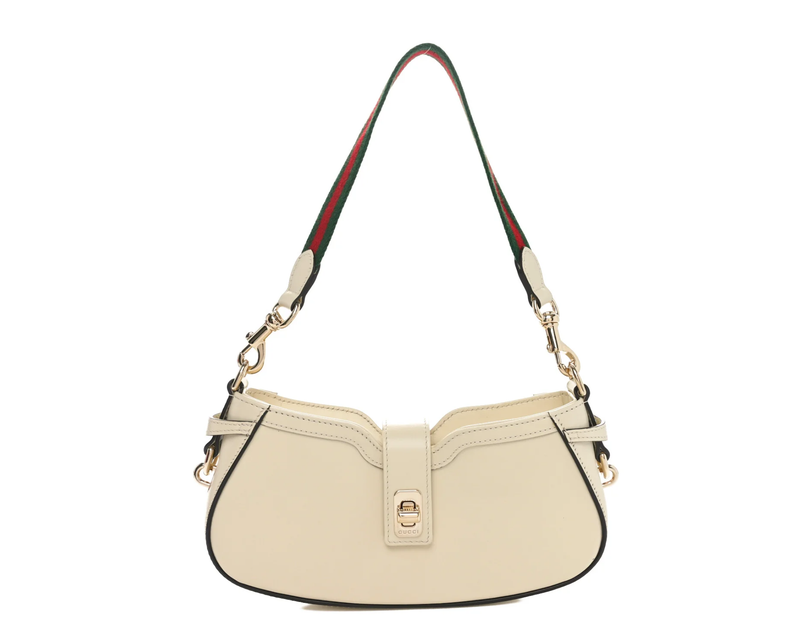 Calfskin Mini Moon Side Shoulder Bag