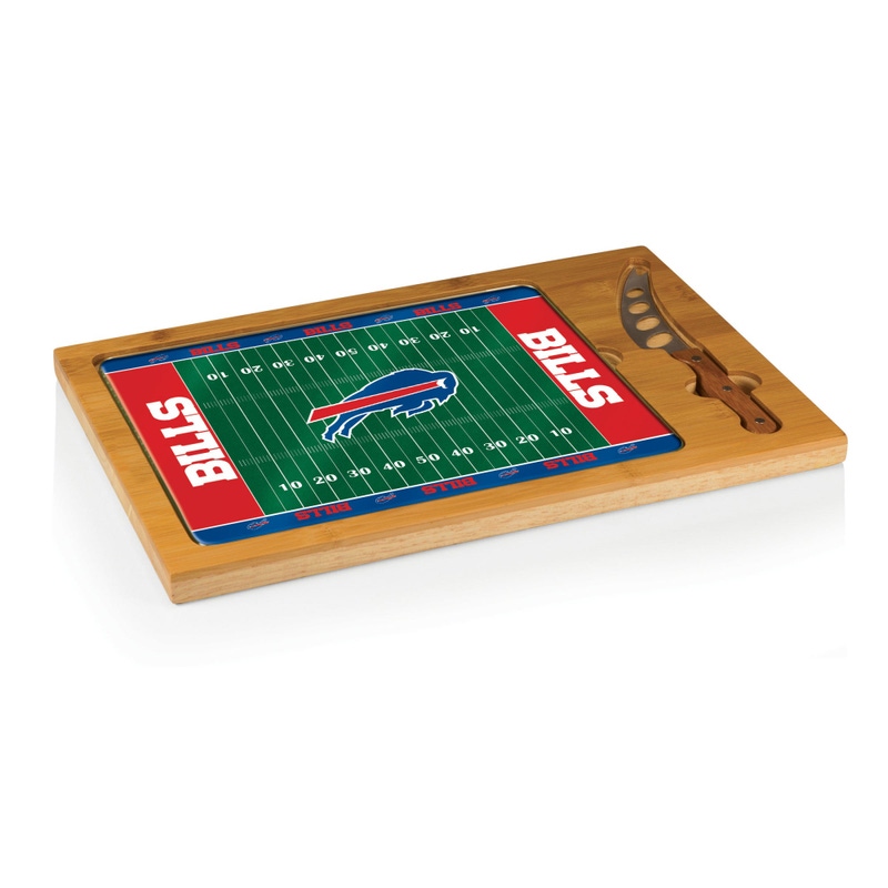 NFL Icon Glass Top Cutting Board & Knife Set
