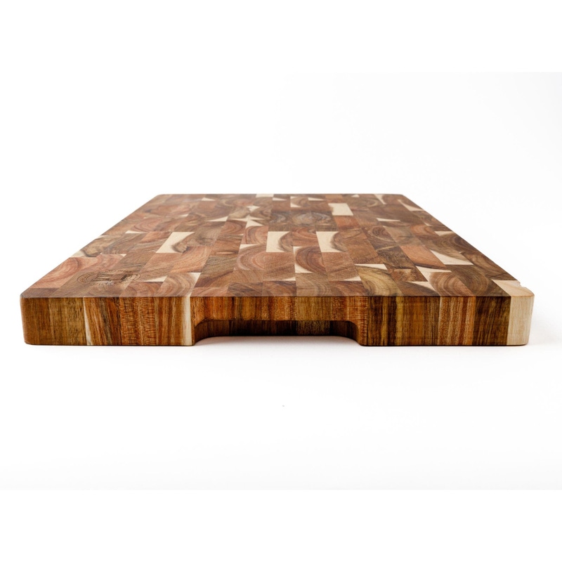 18" Acacia End-Grain Cutting Board