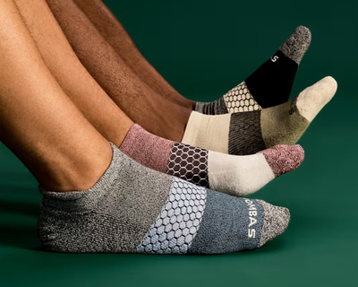 Men's Tri-Block Ankle Socks