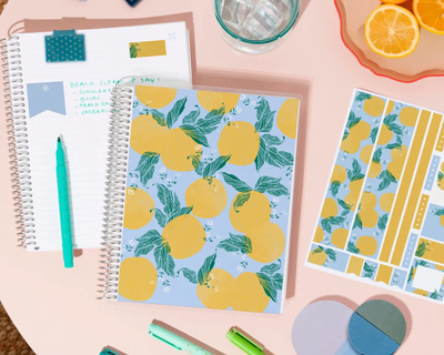 Lemon Citrus Glow Notebook Bundle