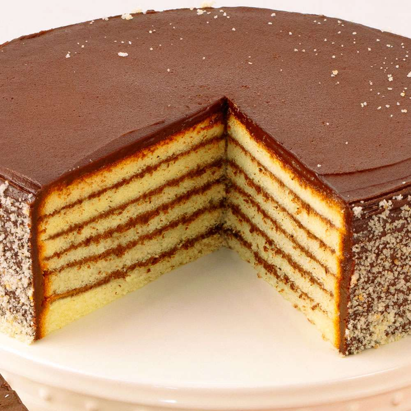 Golden Fudge Southern-Style Cake