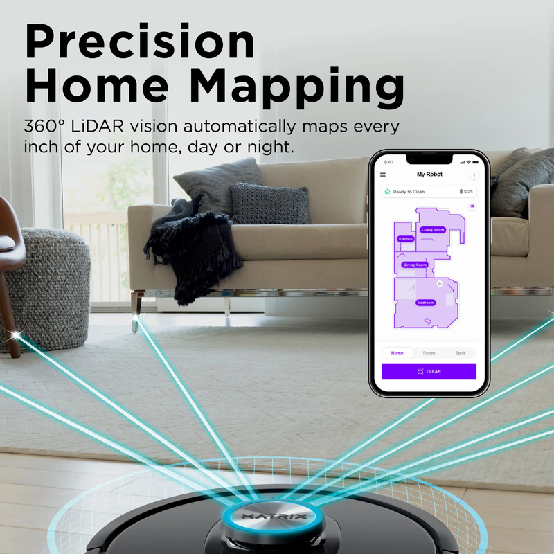 Matrix Self-Emptying Robot Vacuum