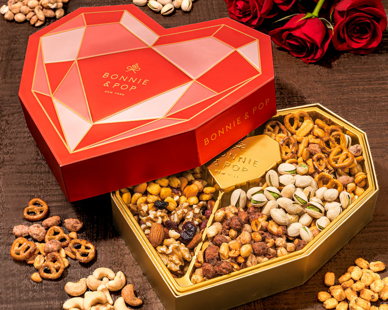 Heart Box Nut Assortment
