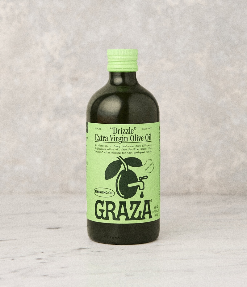 Drizzle Extra Virgin Olive Oil, Glass Bottle
