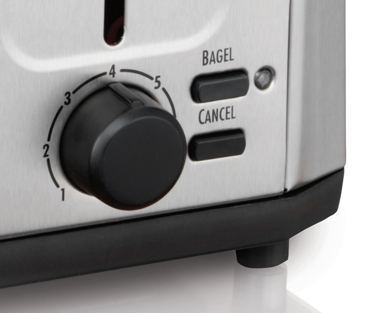Stainless Steel 4-Slice Toaster with Extra-Wide Slots
