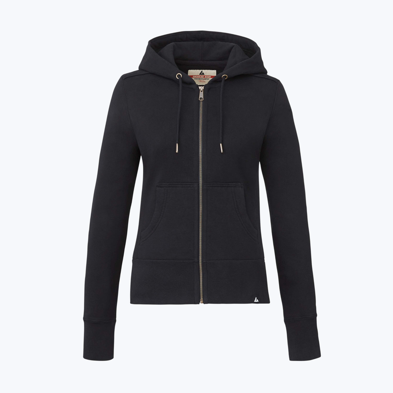 Branded Women's American Giant Classic Full Zip Heavyweight Fleece Hoodie
