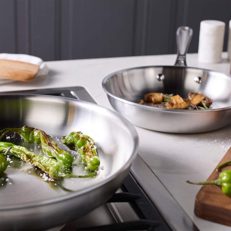 3-Ply 2-piece Spirit Stainless Steel Fry Pan Set