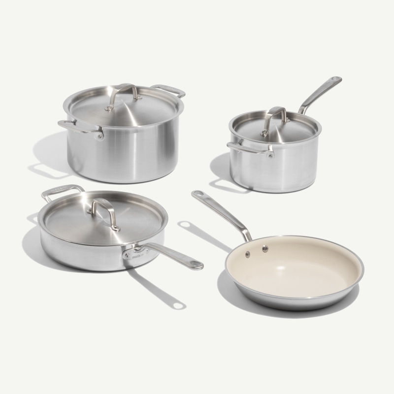 CeramiClad Non Stick Cookware 7-Piece Set