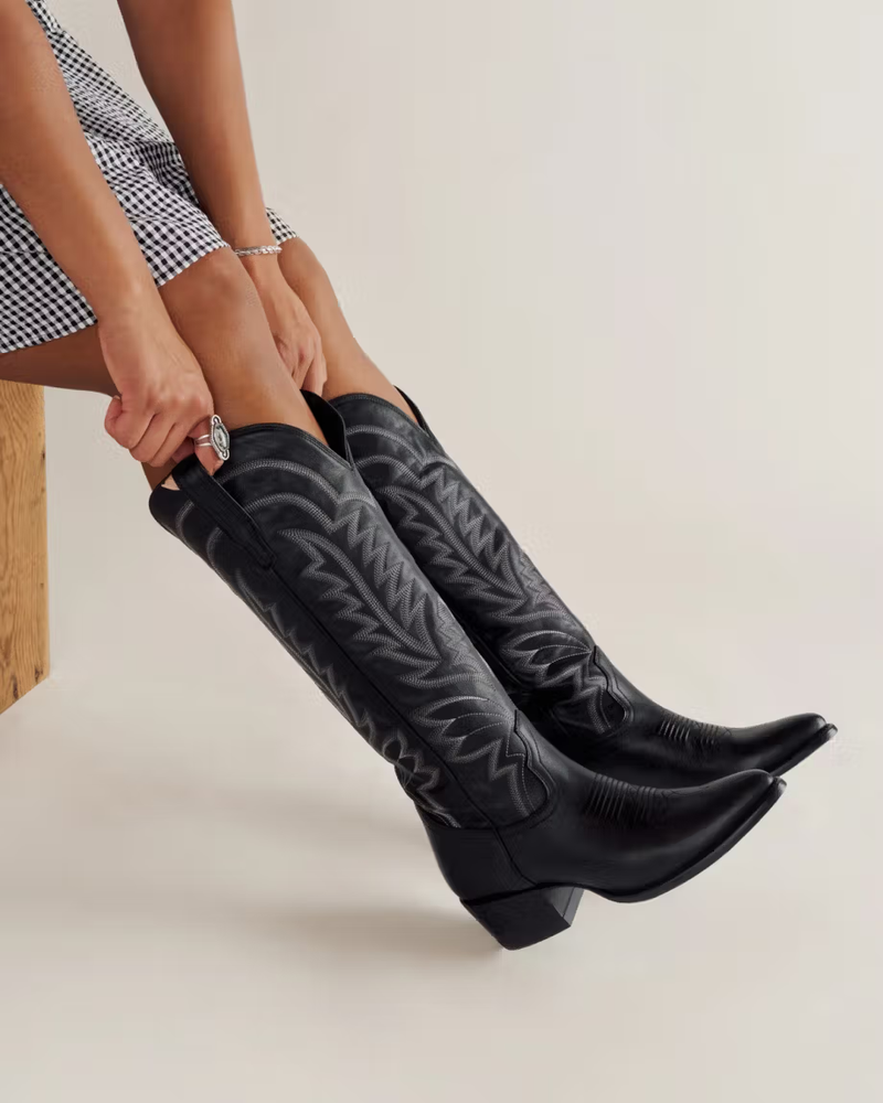 Women's The Abby Wide Calf, Midnight