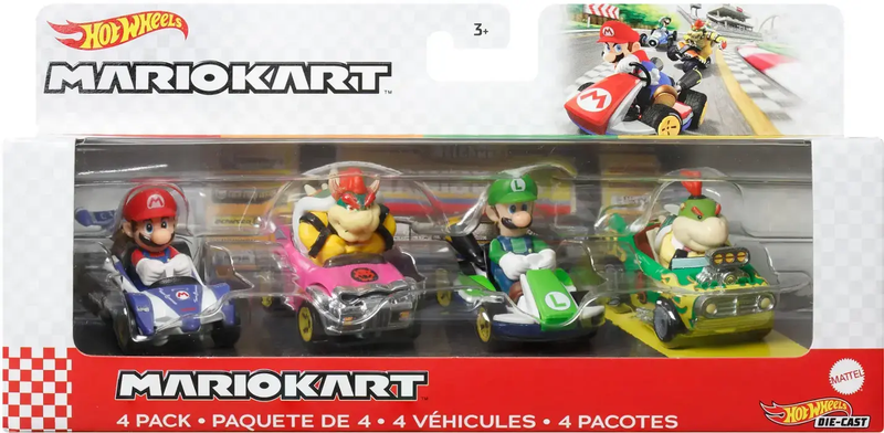 Mario Kart Vehicle 4 Pack