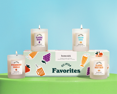 Olipop x Homesick Candle Variety Pack