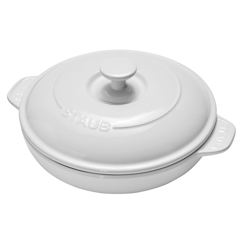 Ceramic 8" Covered Round Brie Baker