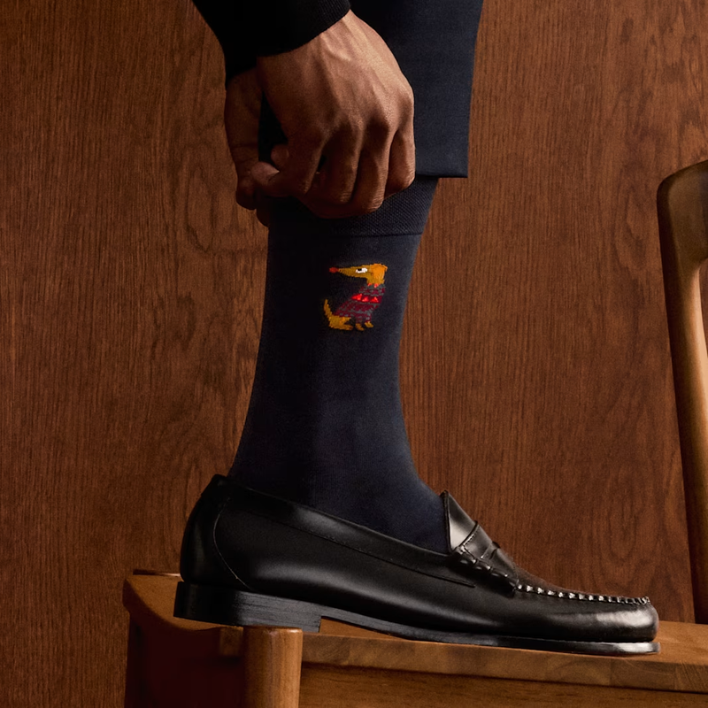 Men's Dress Calf Sock 4-Pack Gift Box