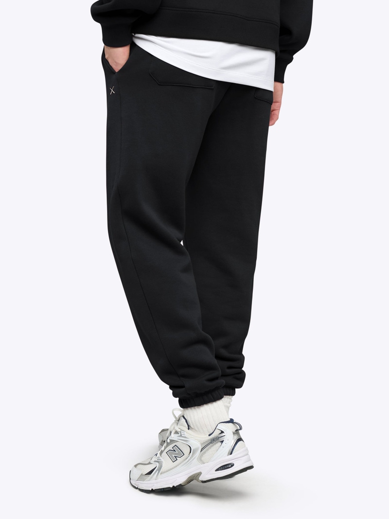 Unisex Divine Fleece Sweatpant, Black