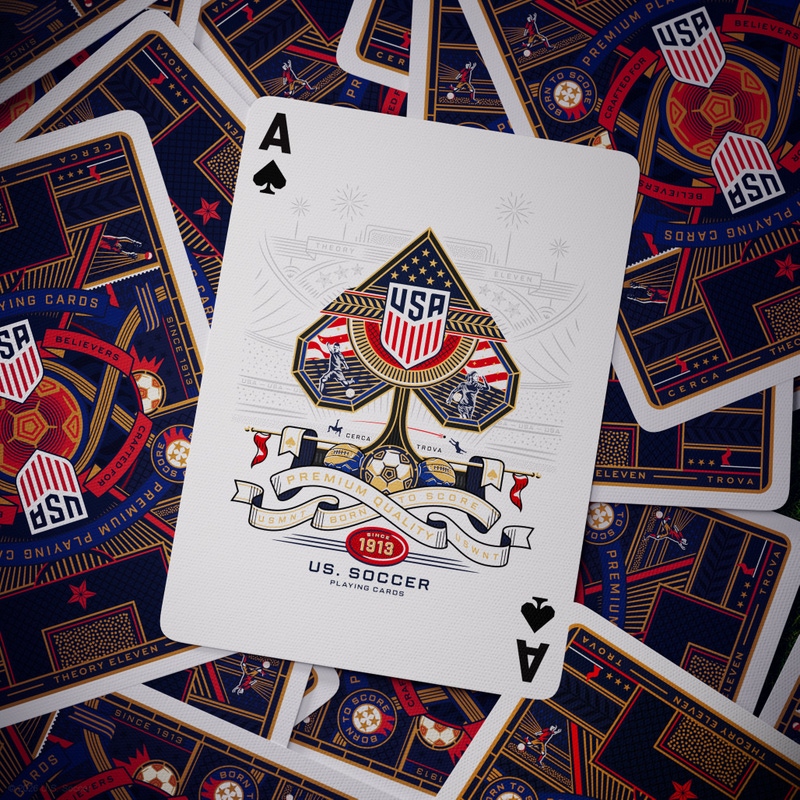 US Soccer Playing Cards