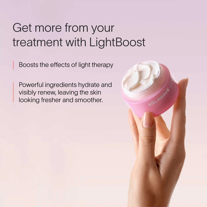 Neck & Chest LED Mask with LightBoost Cream Kit