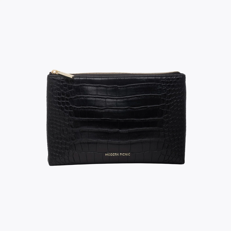 The Snacker | Black Croc