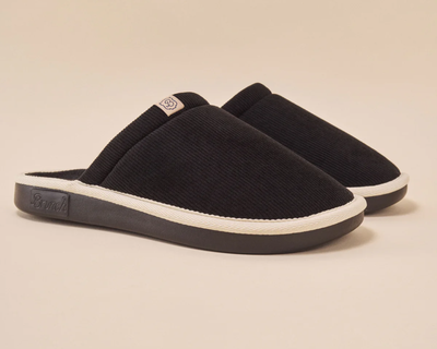 Essential Corduroy Slipper, Black