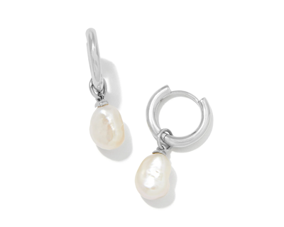 Willa Pearl Huggie Earrings