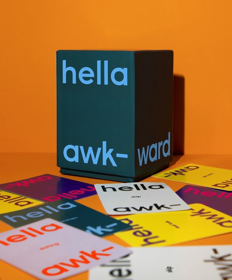 Hella Awkward conversation card game - off to college gift 2026 - $25