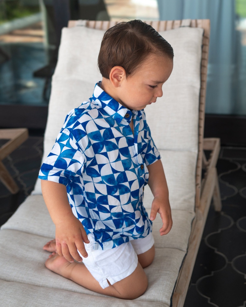 The Greece Boys Hawaiian Shirt