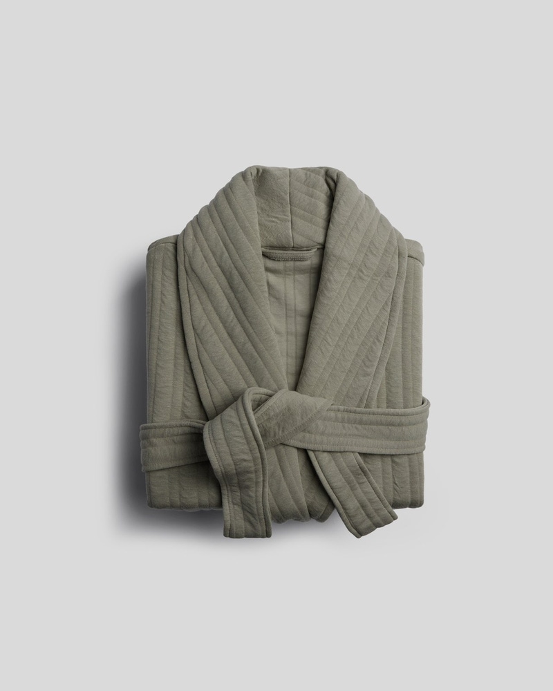 Cozy Knit Robe, Moss