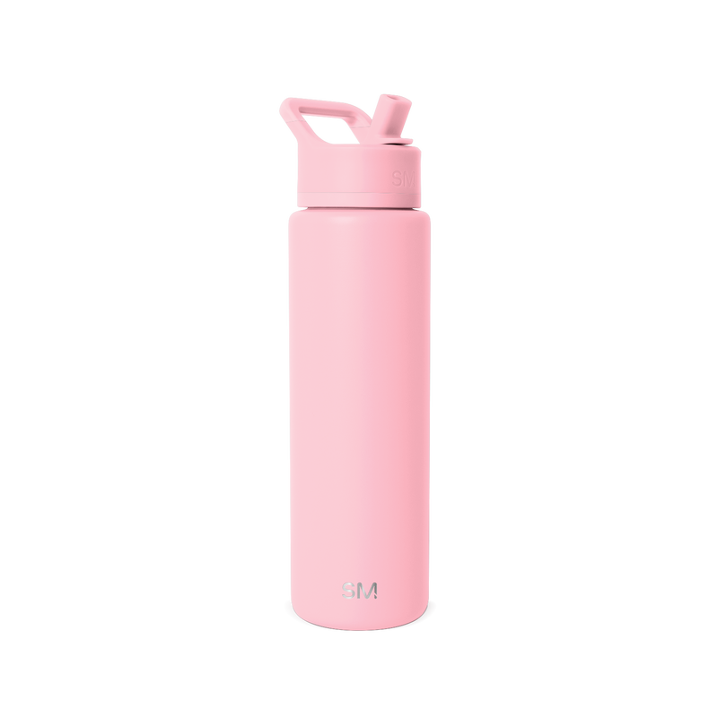 Summit Solid Water Bottle with Straw Lid, 30oz