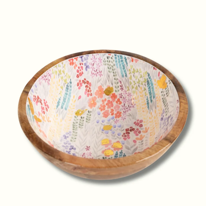 Medium Floral Gold Foil Bowl