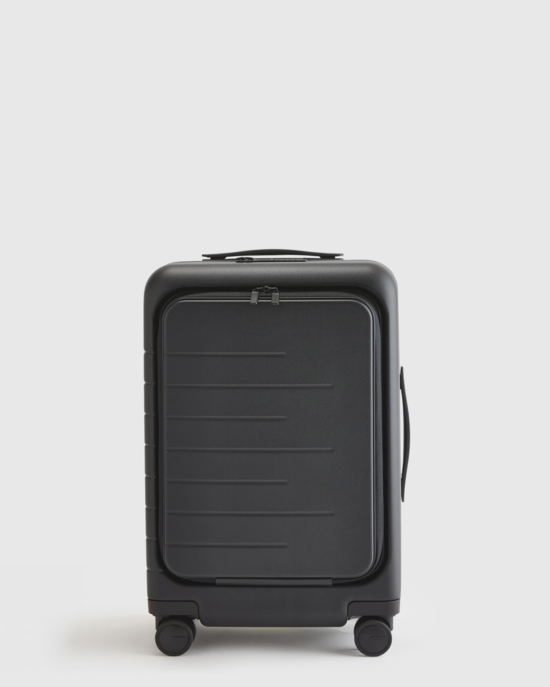 Front Pocket Carry On Hard Shell Suitcase 21"