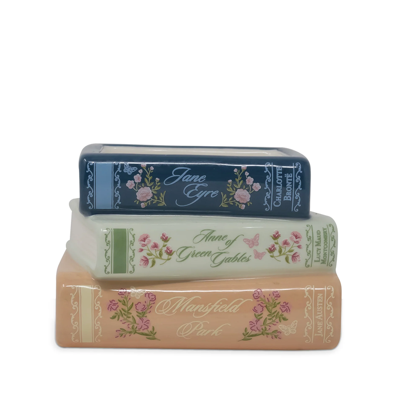 Book Stack Shaped Candle