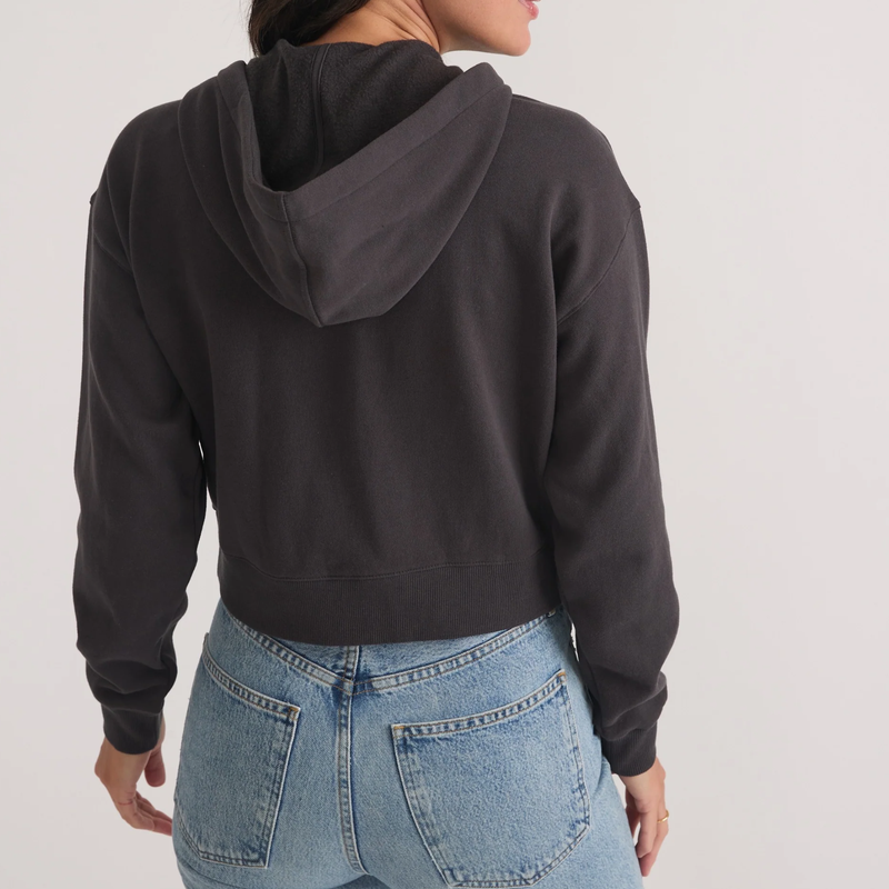 Branded Anytime Cropped Full Zip Sweatshirt