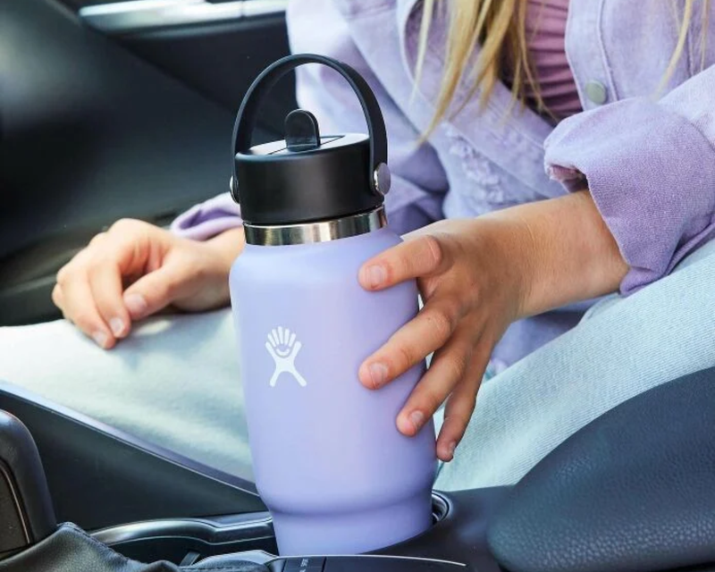 32oz Wide Mouth Travel Bottle with Flex Straw Cap